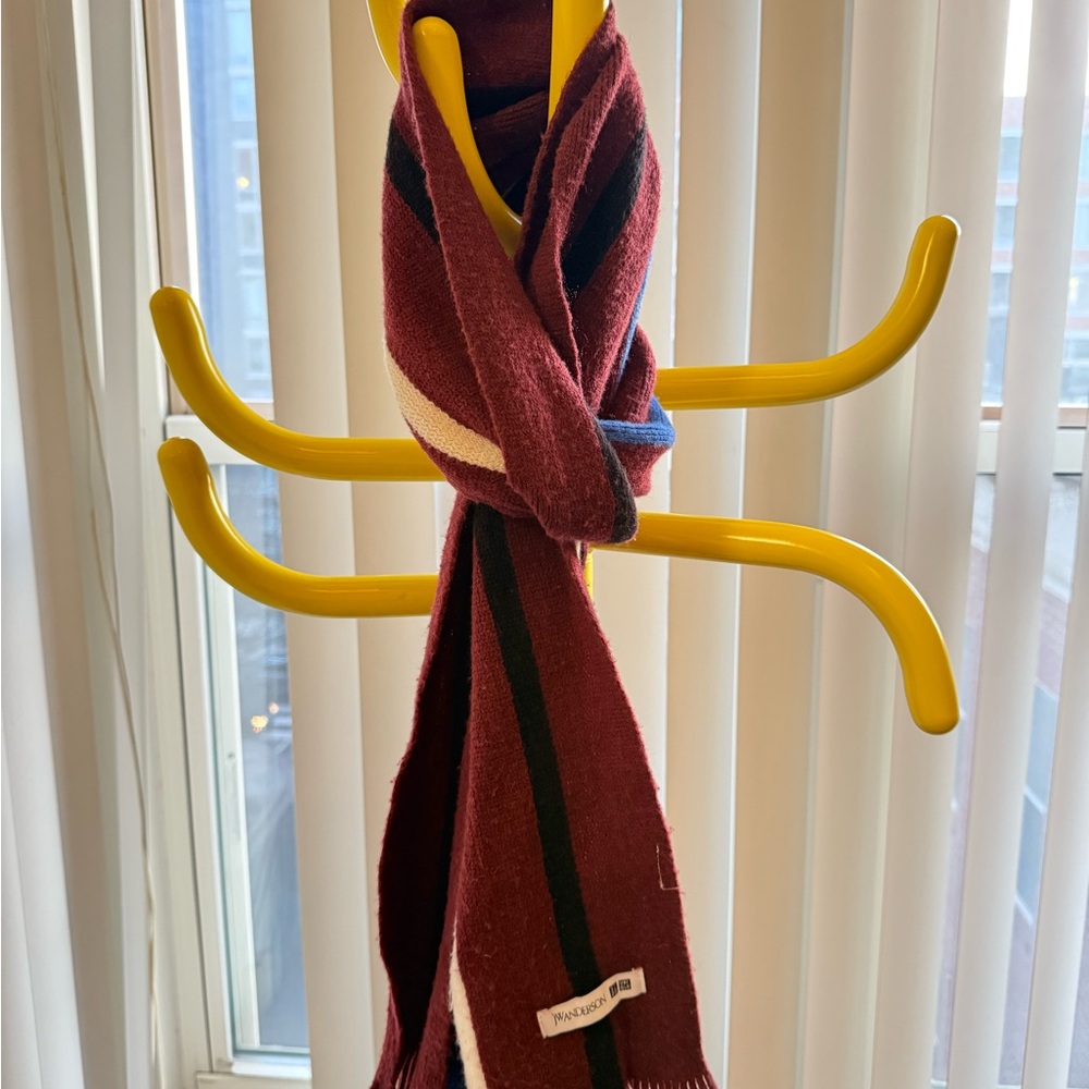J W Anderson Uniqlo Burgundy Scarf